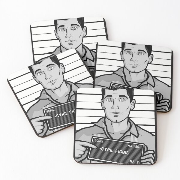 Item preview, Sterling Archer Mugshot designed and sold by JoseLozoya55.