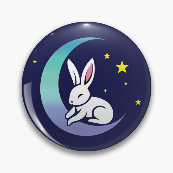 Item preview, Cute Bunny Rabbit on a Neptunic Pride Flag Moon, Discreet Neptunic Pride Design designed and sold by Travelslightly.