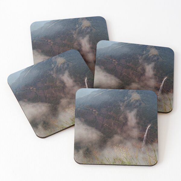 Item preview, Waterfall With Rising Fog From Valley designed and sold by Designsbygroovy.