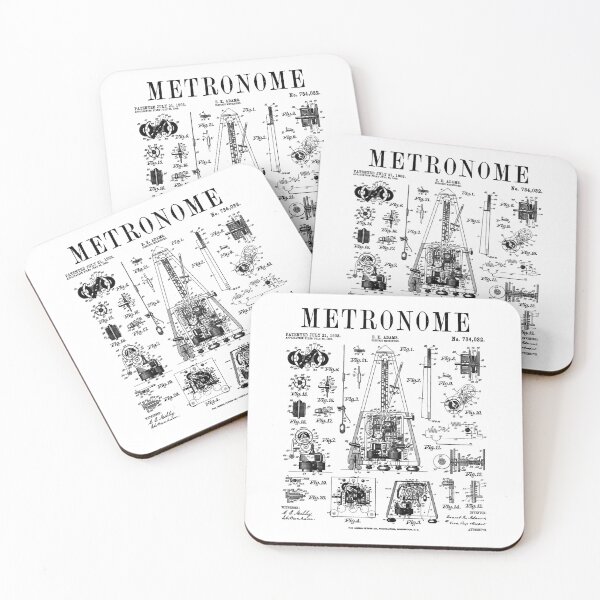 Item preview, Musician Music Teacher Metronome Tempo Funny Vintage Patent designed and sold by GrandeDuc.