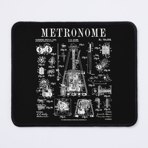 Item preview, Musician Music Teacher Metronome Tempo Funny Vintage Patent designed and sold by GrandeDuc.
