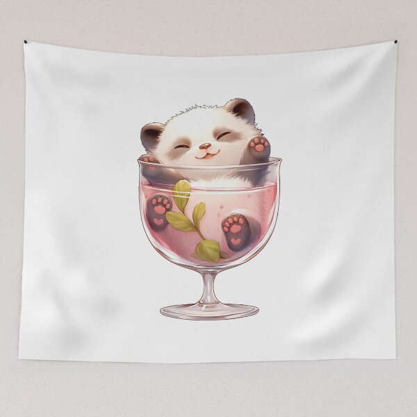 Item preview, little panda's Satisfying Bath Time designed and sold by HandsomeCat.