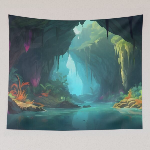 Item preview, Glowing Flora Grotto designed and sold by papi1998.
