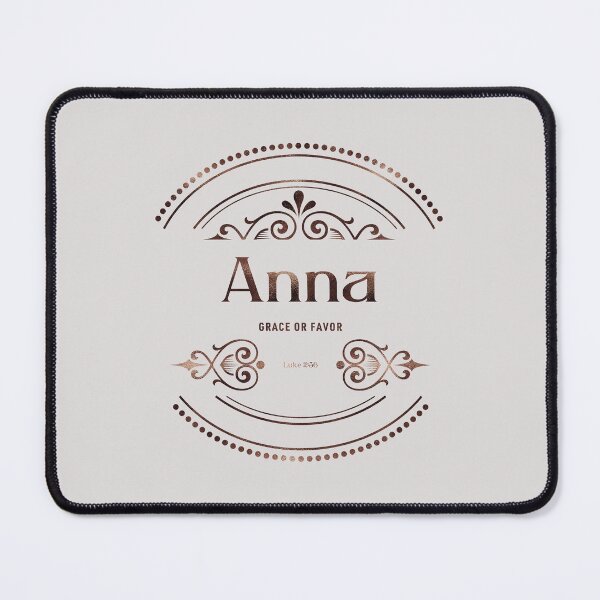 Item preview, Anna | Luke 2 36 | Grace Favor | Christian Name with Biblical Meaning For Girl | Christian Name Collection designed and sold by Blessed Be Your Name.