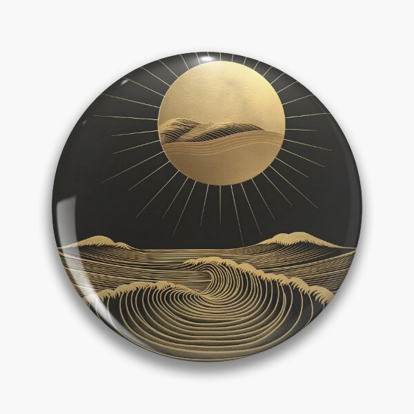 Item preview, Golden Moonlit Seas designed and sold by unimuse.