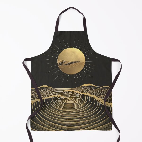 Item preview, Golden Moonlit Seas designed and sold by unimuse.