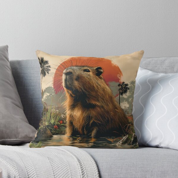 Item preview, Capybara at sunset designed and sold by rod-jaz1203.