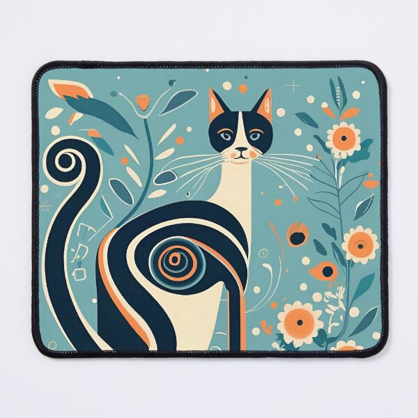 Item preview, Iconic Atomic Cat Mid Century Design Inspiration designed and sold by Tamas Das.