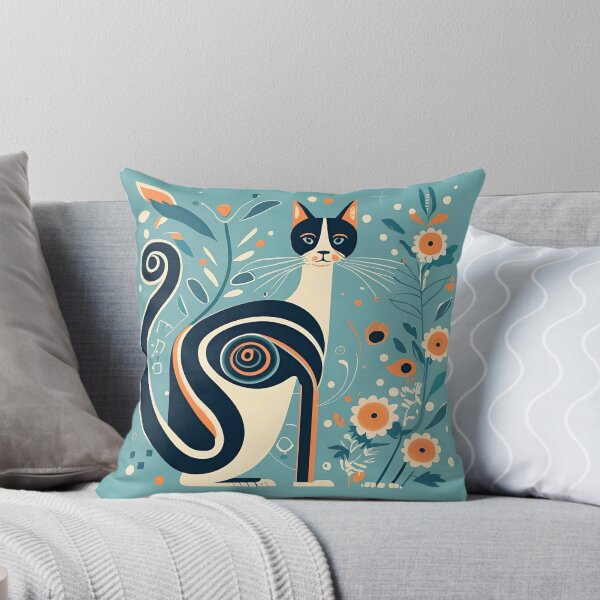 Item preview, Iconic Atomic Cat Mid Century Design Inspiration designed and sold by Tamas Das.