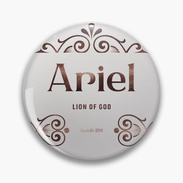 Artikelvorschau, Ariel | Jesaja 29 1 | Löwe Gottes | Vorname mit biblischer Bedeutung für Mädchen | Sammlung christlicher Namen entworfen und verkauft von Blessed Be Your Name.