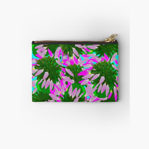 Item preview, Pink Christmas Cactus on Blue Background / schlumbergera bridgesii designed and sold by Victoria Rose.