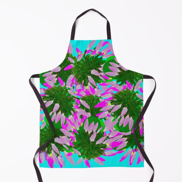 Item preview, Pink Christmas Cactus on Blue Background / schlumbergera bridgesii designed and sold by Victoria Rose.