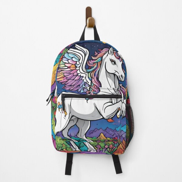 Item preview, Winged Rainbow Unicorn designed and sold by Ashley's Art Shoppe.