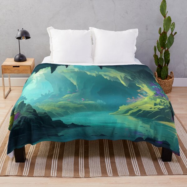 Item preview, Bioluminescent Riverbed designed and sold by papi1998.