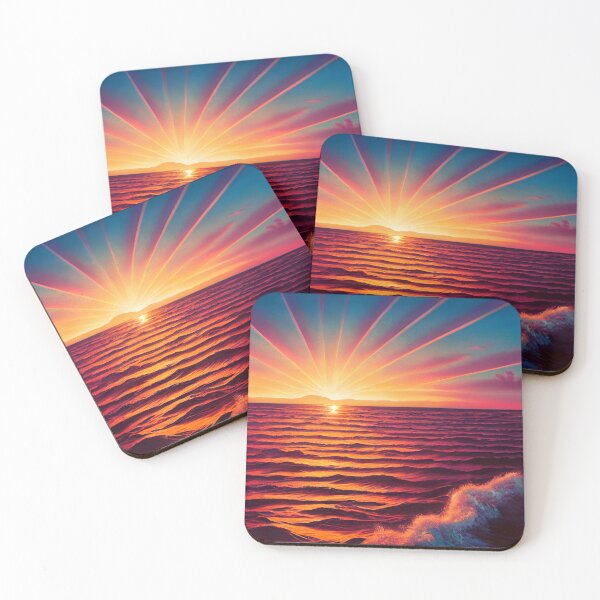 Item preview, Sunset by the sea designed and sold by FlowersColorful.