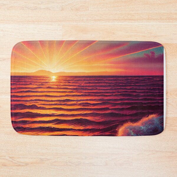 Item preview, Sunset by the sea designed and sold by FlowersColorful.