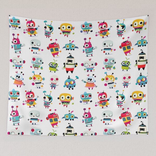 Item preview, Retro Bots designed and sold by ramboe.