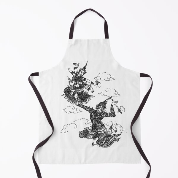 Item preview, Lai Thai thai ancient art drawing mural painting designed and sold by Bspaces.