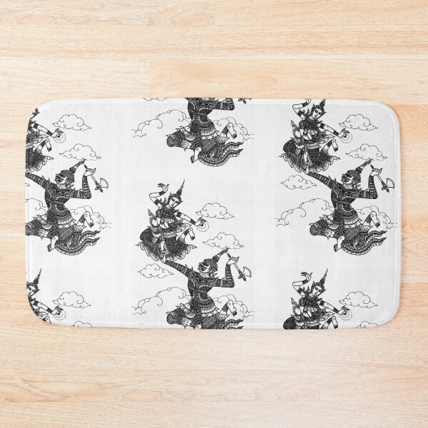 Item preview, Lai Thai thai ancient art drawing mural painting designed and sold by Bspaces.