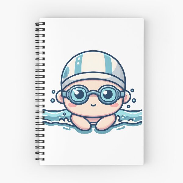 Item preview, Kawaii Athlete: Swimming Goggles And Swim Cap designed and sold by CanvasCutie.