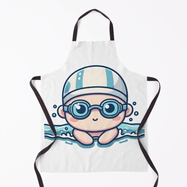 Item preview, Kawaii Athlete: Swimming Goggles And Swim Cap designed and sold by CanvasCutie.