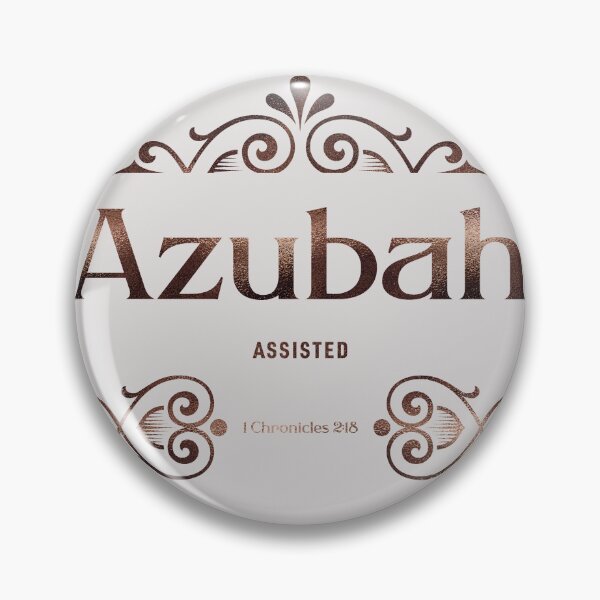 Item preview, Azubah | 1 Chronicles 2 18 | Assisted | Christian Name with Biblical Meaning For Girl | Christian Name Collection designed and sold by Blessed Be Your Name.