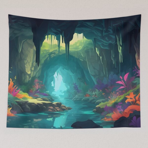 Item preview, Vibrant Flower Chasm designed and sold by papi1998.