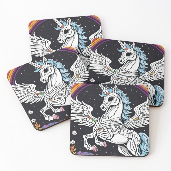 Item preview, Cyber Rainbow Winged Unicorn designed and sold by Ashley's Art Shoppe.