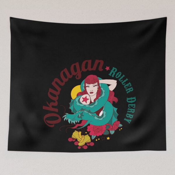 Item preview, Okanagan Roller Derby League Logo designed and sold by NakishaHailstoc.