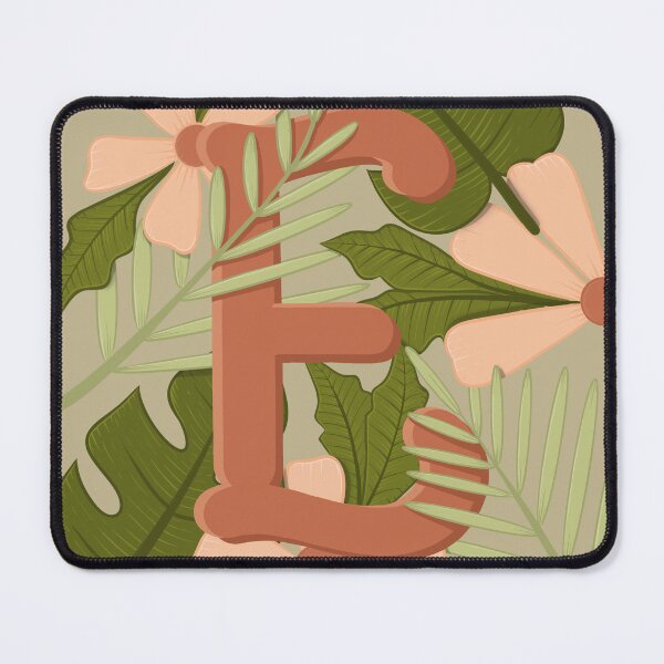 Item preview, letter e floralart typography designed and sold by karyavna.