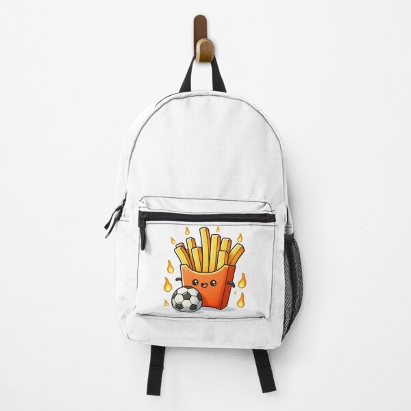 Item preview, Kawaii French Fries With Soccer Ball designed and sold by CanvasCutie.