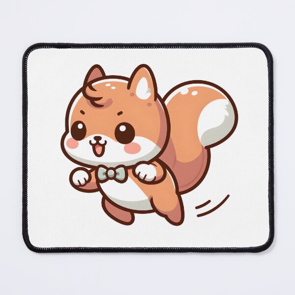 Item preview, Kawaii Squirrel: A Tiny Bow Tie designed and sold by CanvasCutie.