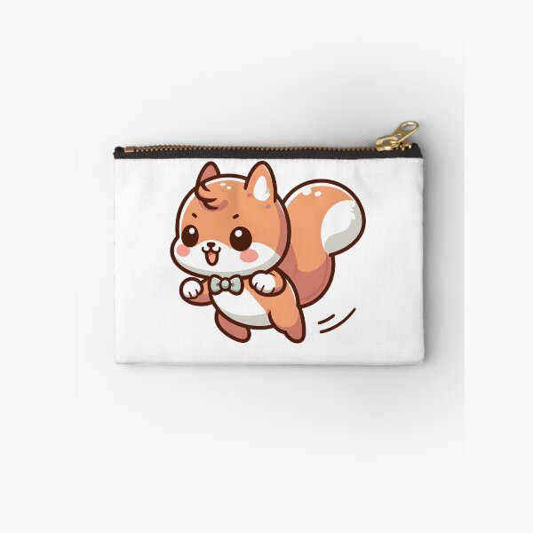 Item preview, Kawaii Squirrel: A Tiny Bow Tie designed and sold by CanvasCutie.