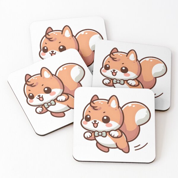 Item preview, Kawaii Squirrel: A Tiny Bow Tie designed and sold by CanvasCutie.