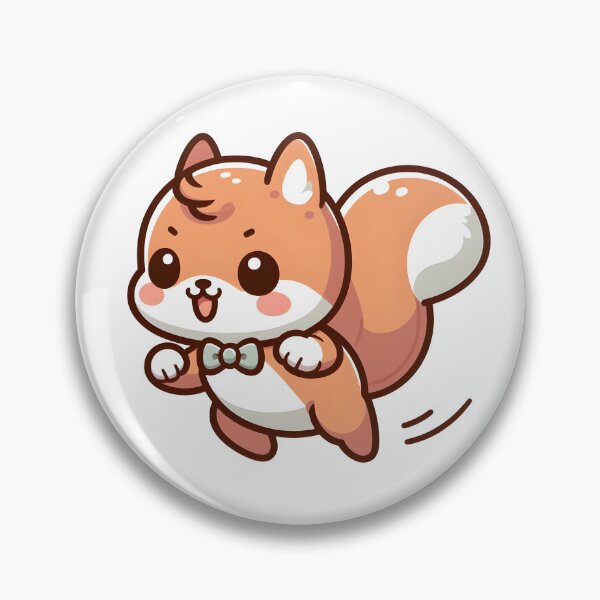 Item preview, Kawaii Squirrel: A Tiny Bow Tie designed and sold by CanvasCutie.