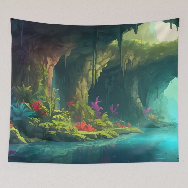 Item preview, Cascading Vines and Blossoms designed and sold by papi1998.