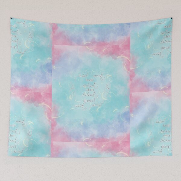 Item preview, "Hard work beats talent when talent doesn't work hard" designed and sold by Paperilion.