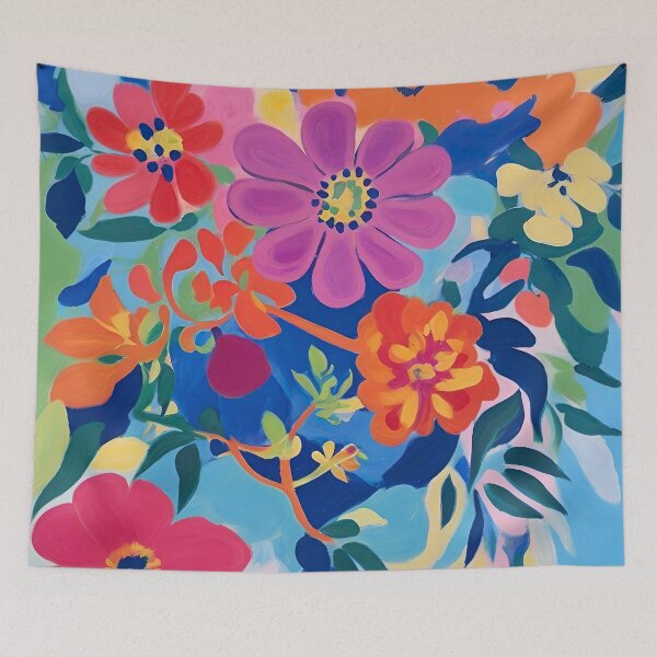 Item preview, Matisse Inspired Flower Market designed and sold by Tamas Das.