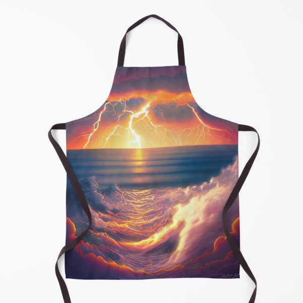 Item preview, Thunderstorm by the sea designed and sold by FlowersColorful.