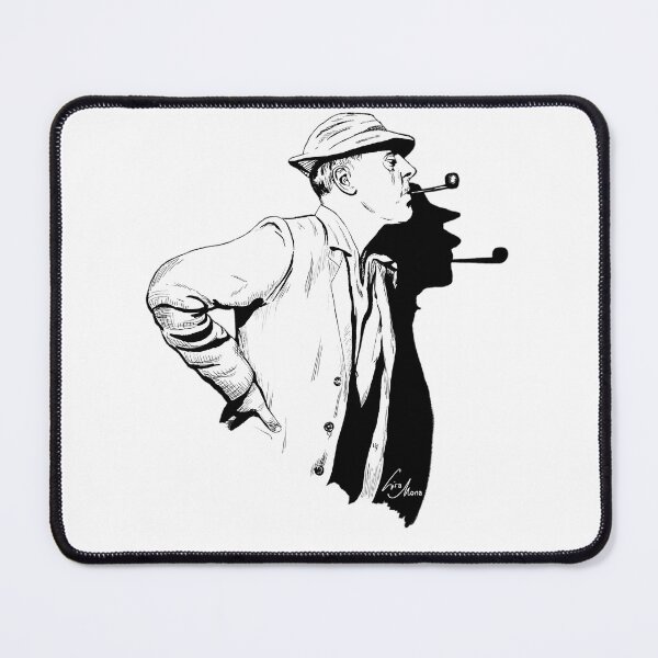 Item preview, Jacques Tati Illustration designed and sold by JerrieBennett5.