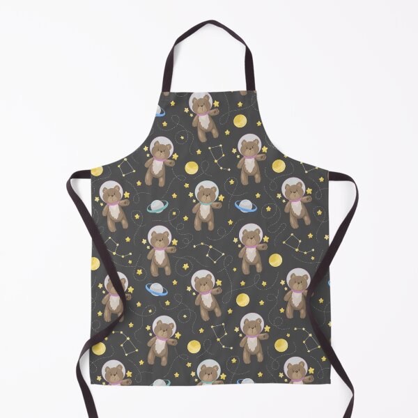 Item preview, Seamless pattern cartoon bears in spacesuit in space designed and sold by Nattalu.