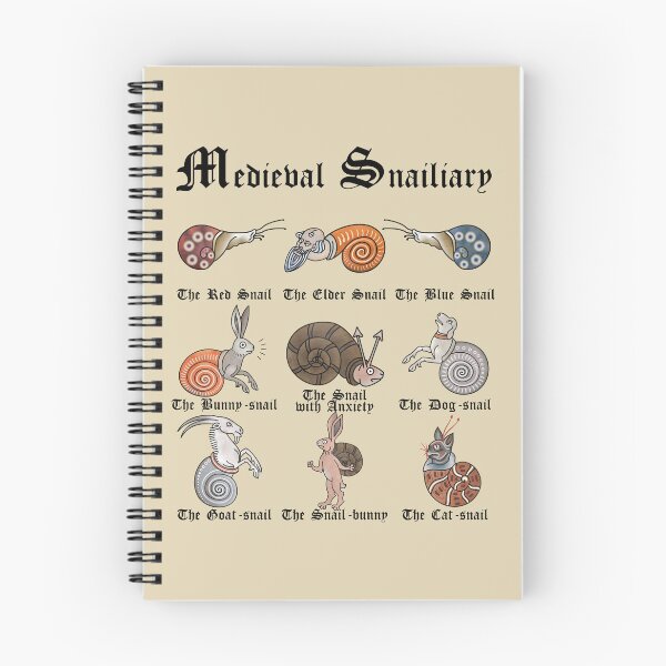 Item preview, Medieval Snailiary (English) designed and sold by MargiKnights.