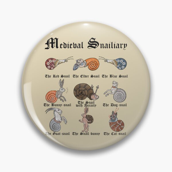 Item preview, Medieval Snailiary (English) designed and sold by MargiKnights.