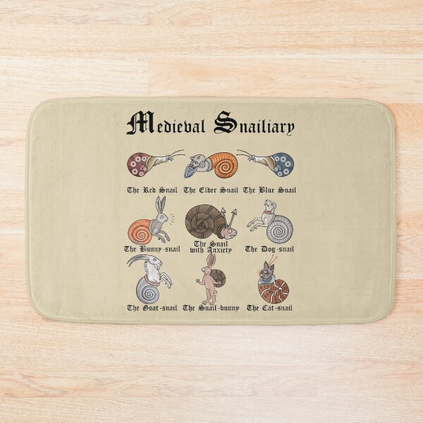 Item preview, Medieval Snailiary (English) designed and sold by MargiKnights.