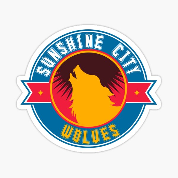 Aperçu de l'œuvre Les loups et l'équipe de Sunshine City créée et vendue par Afire Designs.