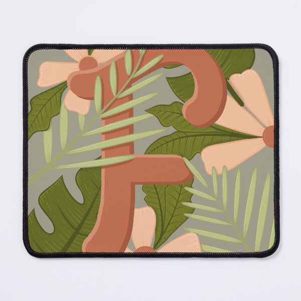 Item preview, initials of letter f floralart typography designed and sold by karyavna.