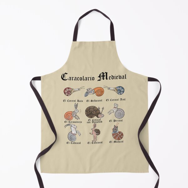 Item preview, Medieval Snailiary (Spanish) designed and sold by MargiKnights.