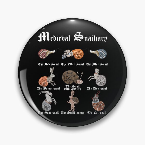 Item preview, Medieval Snailiary (English) designed and sold by MargiKnights.