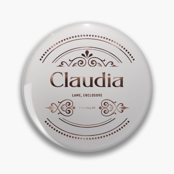 Item preview, Claudia | 2 Timothy 4 21 | Lam Enclosure | Christian Name with Biblical Meaning For Girl | Christian Name Collection designed and sold by Blessed Be Your Name.