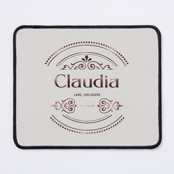 Item preview, Claudia | 2 Timothy 4 21 | Lam Enclosure | Christian Name with Biblical Meaning For Girl | Christian Name Collection designed and sold by Blessed Be Your Name.